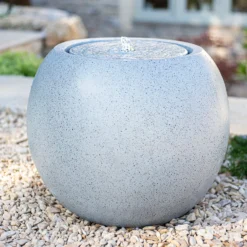 Stylish Fountain Nara Ripple Garden Water Feature With LEDs -Green Haven Shop 13947171 7665005844791440