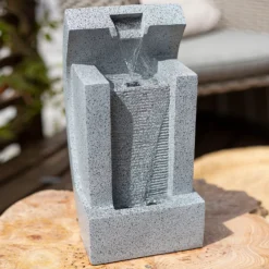 Stylish Fountain Kiso Column Garden Water Feature With LEDs 9 Stylish Fountain Kiso Column Garden Water Feature With LEDs -Green Haven Shop 13947172 1325005844798628