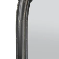 MirrorOutlet Black Somerley Chapel Arch Metal Garden Mirror - 112x61cm -Green Haven Shop 13950556 1344987139668518