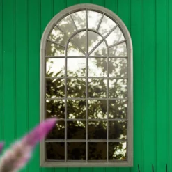 MirrorOutlet Somerley Eden Country Arch Large Metal Garden Mirror - 129x76cm 8 MirrorOutlet Somerley Eden Country Arch Large Metal Garden Mirror - 129x76cm -Green Haven Shop 13950557 1934987139911914