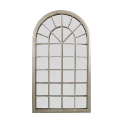 MirrorOutlet Somerley Eden Country Arch Large Metal Garden Mirror - 129x76cm