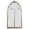 MirrorOutlet Somerley Chapel Arch Large Garden Mirror - 150x81cm -Green Haven Shop 13950561 1334987138797318