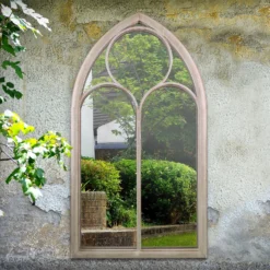MirrorOutlet Somerley Chapel Arch Large Garden Mirror - 150x81cm 8 MirrorOutlet Somerley Chapel Arch Large Garden Mirror - 150x81cm -Green Haven Shop 13950561 3734987138883427