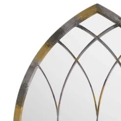 MirrorOutlet Rose Garden Rustic Arch Extra Large Metal Garden Mirror - 161x72cm 7 MirrorOutlet Rose Garden Rustic Arch Extra Large Metal Garden Mirror - 161x72cm -Green Haven Shop 13950562 1394987139108541