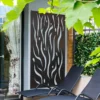 Amarelle Extra Large Metal Flame Design Decorative Garden Screen - 180 X 90cm -Green Haven Shop 13950580 9694987139800398