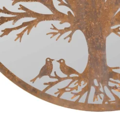 MirrorOutlet Birds Round Circular Garden Mirror - 100cm -Green Haven Shop 13950586 1054987139352054