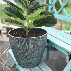 Grey Bark Planter - 33cm -Green Haven Shop 13951350 1664987105537365