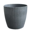 Grey Weave Planter - 35cm -Green Haven Shop 13951355 1734987105649229