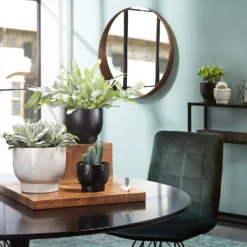 Scheurich Opale Smooth White Indoor Pot - 18cm -Green Haven Shop 13953276 8024987119792465