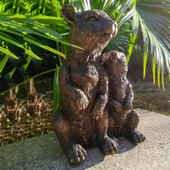 Bronze Look Squirrel Family Garden Ornament -Green Haven Shop 13965954 3315014597292721