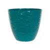 Wave Pot Teal - 33cm -Green Haven Shop 13973618 1355011239640191