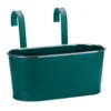 12in Fence And Balcony Hanging Planter - Blue -Green Haven Shop 13975363 3275009221724346
