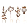 Floral Bronze Ground Stakes - 45cm (Assorted Designs) -Green Haven Shop 13981009 1135005324591689