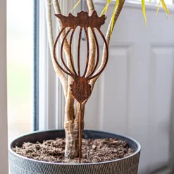 Floral Bronze Ground Stakes - 45cm (Assorted Designs) -Green Haven Shop 13981009 1295005324808475