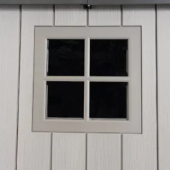 Lifetime 7x7ft Outdoor Storage Shed - Rough-Cut Grey -Green Haven Shop 13997403 9135000055053532