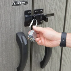 LIFETIME 1500L Vertical Storage Shed - Rough-Cut Brown -Green Haven Shop 13997404 4774999835592939