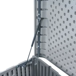 LIFETIME 515L Modern Outdoor Storage Deck Box - Rough-Cut Grey 16 LIFETIME 515L Modern Outdoor Storage Deck Box - Rough-Cut Grey -Green Haven Shop 13997405 1725000055509940