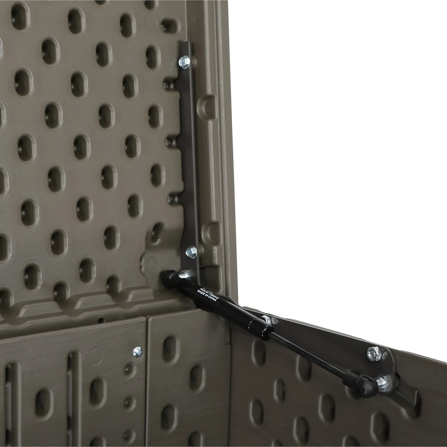 LIFETIME 568L Outdoor Storage Deck Box - Rough-Cut Brown 10 LIFETIME 568L Outdoor Storage Deck Box - Rough-Cut Brown - Image 8