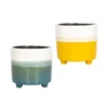 Two Tone Ombre Indoor Plant Pot - 12cm -Green Haven Shop 14197407 2115024232245454