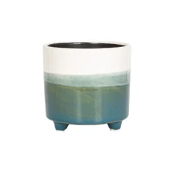 Two Tone Ombre Indoor Plant Pot - 12cm -Green Haven Shop 14197407 5825024191208715