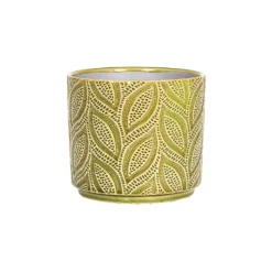 Crackle Leaf Indoor Plant Pot - 12cm -Green Haven Shop 14197410 1765024191248732