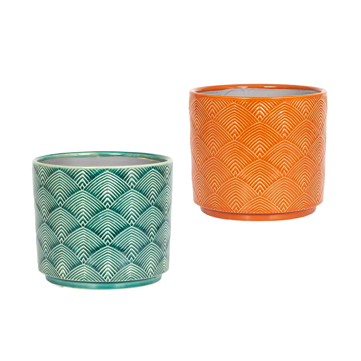 Art Deco Indoor Plant Pot - 12cm 3 Art Deco Indoor Plant Pot - 12cm