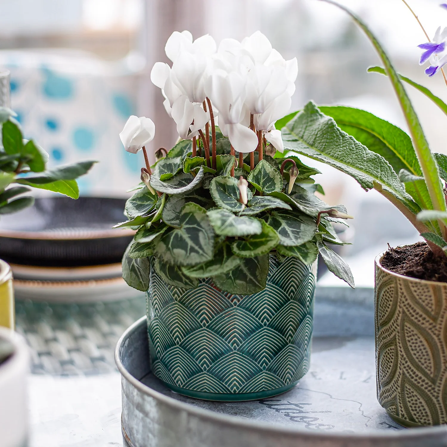 Art Deco Indoor Plant Pot - 12cm 7 Art Deco Indoor Plant Pot - 12cm - Image 5