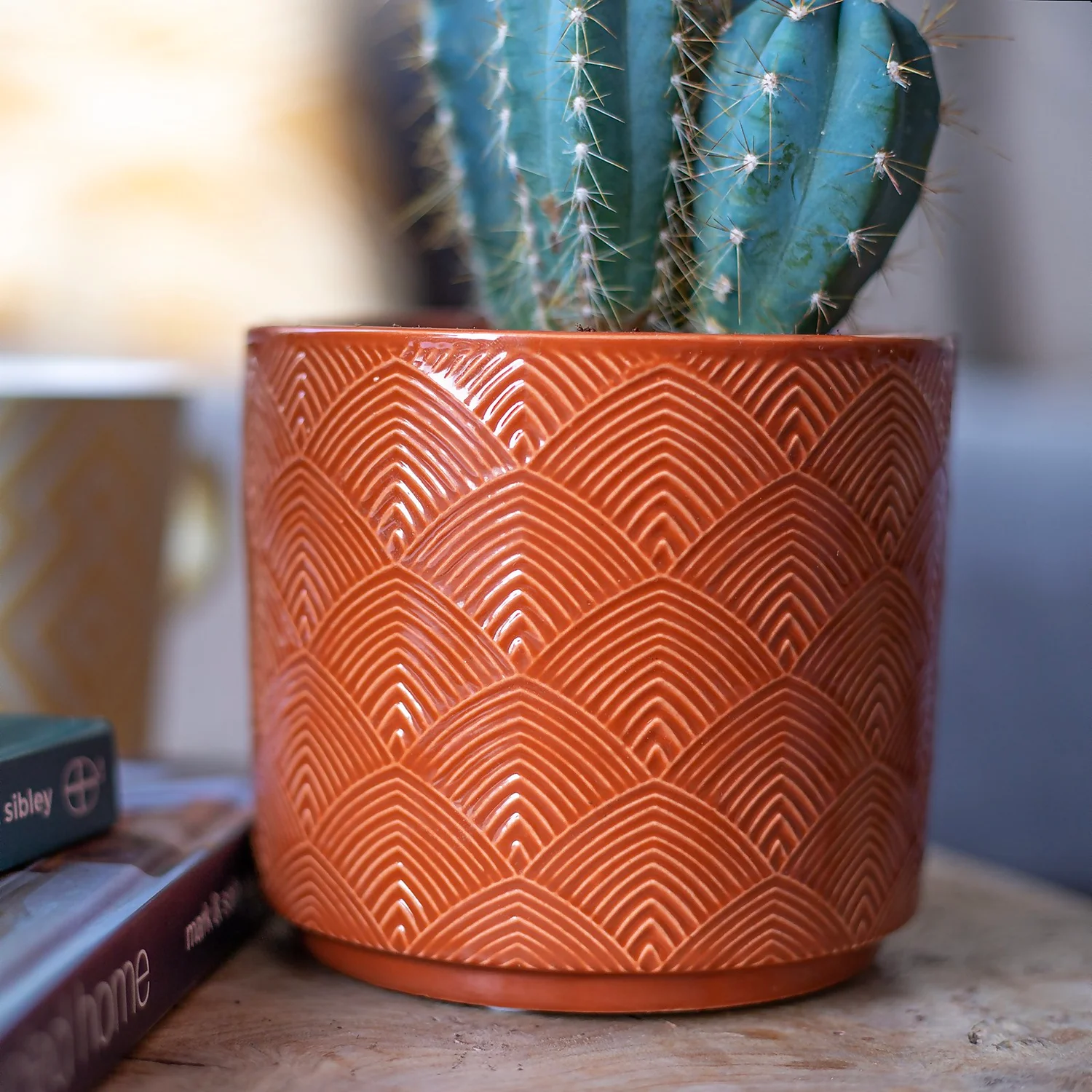 Art Deco Indoor Plant Pot - 12cm 11 Art Deco Indoor Plant Pot - 12cm - Image 9