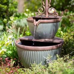 Stylish Fountain Irondale Pours Water Feature -Green Haven Shop 14519355 1765050878719931
