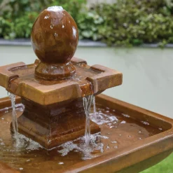 Stylish Fountain Odyssey Water Feature With LEDs -Green Haven Shop 14519360 1175047822575486