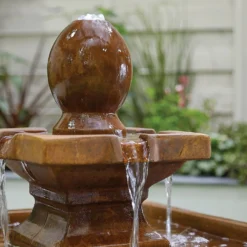 Stylish Fountain Odyssey Water Feature With LEDs -Green Haven Shop 14519360 1635047822644708